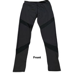 Mesh panel athleisure pant